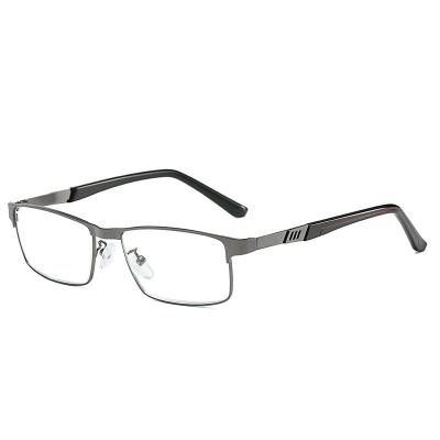 China Bulk Thin Progressive Metal Fashion Women Men Anti Blue Light Reading Glasses for sale