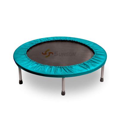 China Steel Tube & Polyester Mini Rebounder Stamina 38 Inch Surface Safe To Rebound Trampoline for sale