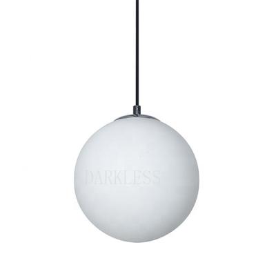 China Simple Modern Decorative Modern Pendant Lights Home Bathroom Frosted Glass Ball Light White Ceiling Led Lamp for sale