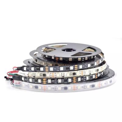 China Hot sale theme park led flexible lights SMD5050 RGB WS2811 12V/24V 60led/m 5m/roll LED strip for sale