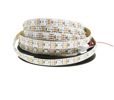 China Integrated PCB 10mm LED RGB flexible strip IC SK6812 SMD5050 30/60LEDS/M DC5V/12V Residential LED Magic Strip for sale