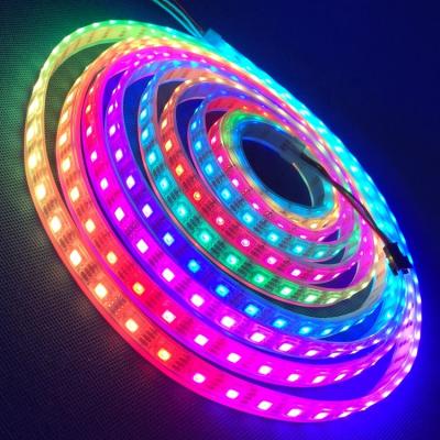 China Residential Digital RGBW LED Strip TM1812 IC: 10/30 pcs/M SMD5050 120LEDS/M DC12V RGB LED Flexible Strip for sale