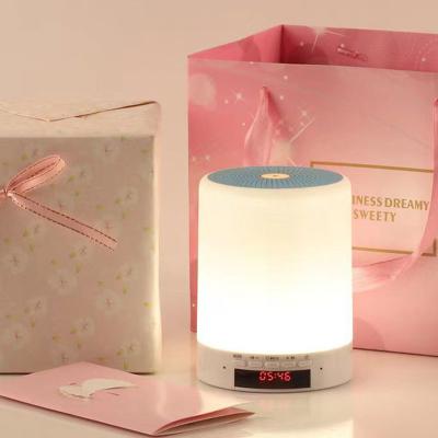 China Cute Small Style 5 Tier 7 Colors Dimmable Bedside Lamp Small Table Lamps For Bedside for sale