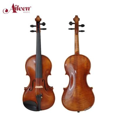 China AileenMusic Choice Solid Fir Flamed Maple Solid Violin Handsome With Europe Materials (VH600E) for sale