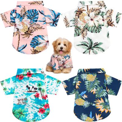 China 2021 Viable New Popularity Chiffon Fabric Summer Dog Clothes Luxury Designer 2022 Summer Dog Clothes Pet for sale