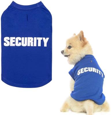 China Wholesale Dog Stocked Summer Shirt Custom Printed Breathable SAFETY Pet Clothes Dog T Shirt for sale