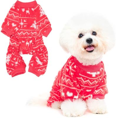 China Sustainable Multi Size Soft And Elastic Sweaters And Thermal Sweatshirts Fleece Christmas Pajamas Pets for sale