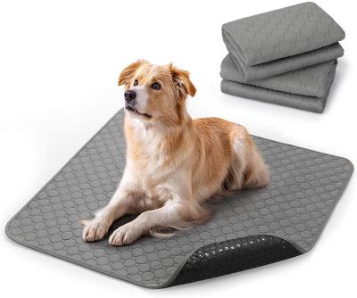 China Washable Dog Pee Pad Mesh Top Non-Slip Rubber Bottom Waterproof Breathable Urine Protective Dog Pad for sale