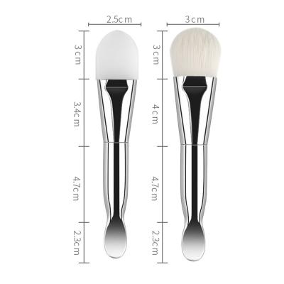 China Beautity Professional Beauty Makeup Brush Face Mask Brush For Facial Makeup Nylon Silicone Mask Applicator for sale