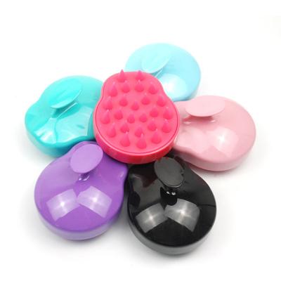 China Waterproof Silicone Head Scalp Massage Shampoo Brush Hair Washing Tool For Women Men for sale