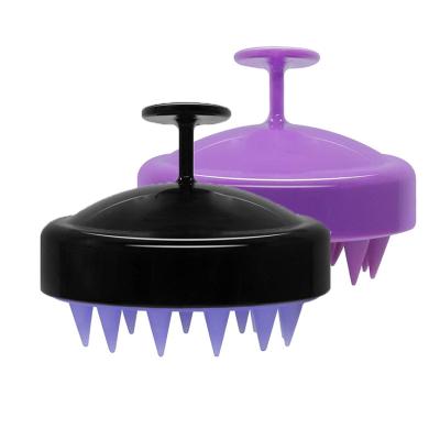 China EXFOLIATING Head Wash Silicone Brush Eco-friendly Material Hair Use With Shampoo for sale