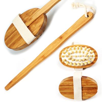 China EXFOLIATE Cellulite Exfoliating Dry Skin Brushing Body Brush for Bathing and Shower for sale