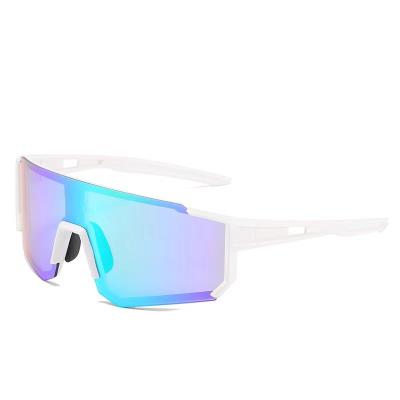 China Sports Sunglasses Men Cycling Lenses Shining Big Frame Eye Protection Women Outdoor Sport Sunglasses for sale