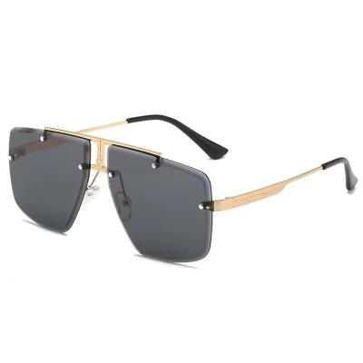 China Fashion Sunglasses 2022 Fashion Men's Metal Sunglasses For Women Sun Glass Frameless Sunglasses for sale