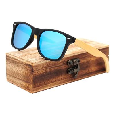 China Wholesale Custom Women Neutral Women Fashion Logo Natural Bamboo Polarized Trendy Wooden UV400 Sunglasses for sale