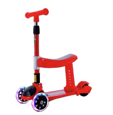 China Cheap Height 3cm Adjustable Wide Wheel 3 Wheel Children Scooter Handlebar Toys 2-10 Years Factory Direct Sale Scooters Kids for sale