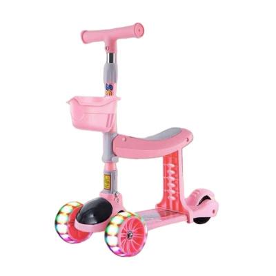 China Cheap Adjustable Handlebar Height 5cm Wide Wheel Kids Scooter Toys 2-10 Years Factory Direct Sale Scooters Kids for sale