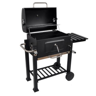 China SEJR Outdoor Large Charcoal BBQ Grill Meat Smoker Easily Gathered 83.5x71.5x108.5cm for sale