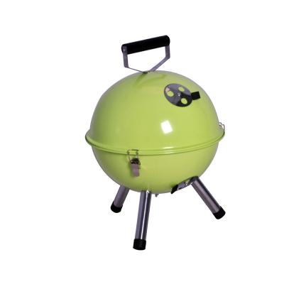 China Easily Assembled 14 Inch Mini Kettle Portable Charcoal BBQ Grill Pod BBQ Tri Grill 39X39X49cm for sale