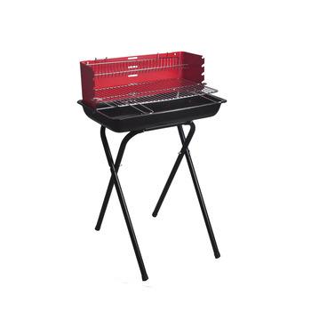 China SEJR Small Red Adjustable Portable Height Adjustable BBQ BBQ Charcoal Grill for sale