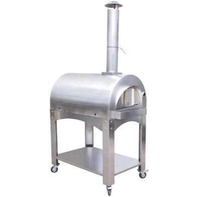 China Outdoor Hot Sale Stainless Steel Wood Fired Pizza Oven for sale