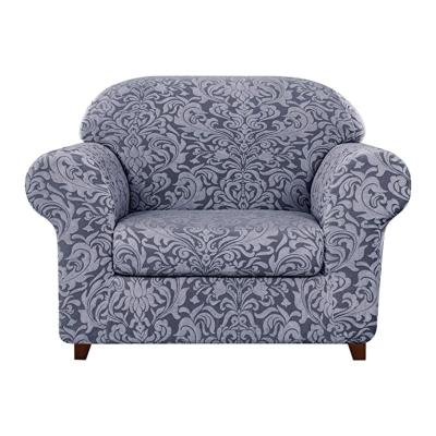 China Europe Sofa Slipcover 2-Piece Jacquard Couch Cover High Elastic Stretch Cover Furniture Protector For 1/2/3/4Seater Sofa for sale