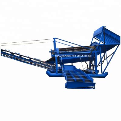 China Distinct gold large capacity TGM series mining alluvial gold trommel screen for sale for sale