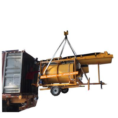 China Placer Gold Mining Machinery Gold Mining Crusher Gold Mining Sluice Box Equipment for sale