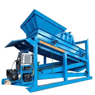 China Alluvial Direct Gold Mining Mill Ore Mill Gold Mining Vibrating Screen Hydraulic Drive For Sale for sale