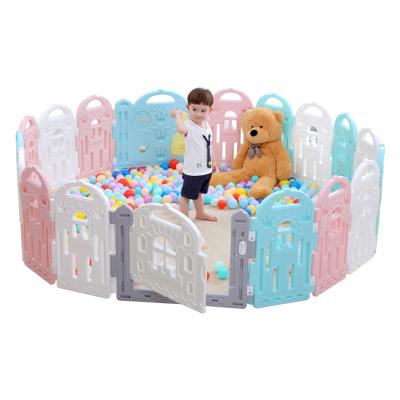 China Wholesale Eco-friendly Plastic Baby Game Pen Safety Play Fence Playpen for sale