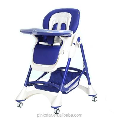 China Indoor Dining Chair Factory Wholesale High Plastic Portable Feeding Chair 3 in 1 for sale