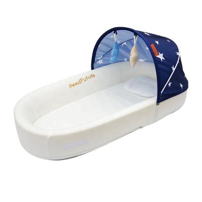 China Best Traditional Promotional Portable Folding Co Portable Infant Baby Safe Sleeper Crib for sale