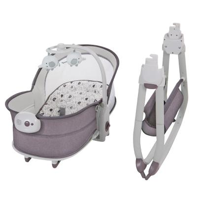 China Modern Custom Design Deluxe Baby Swing Bouncer, Baby Seesaw With Toys 5 In 1 Baby Swing Cradle for sale