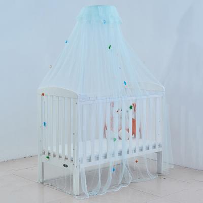 China Foldable Portable Baby Canopy Anti-Pull Around Mosquito Net Boys Girls Princess Bed Hutch Netting For Kids Room Decoration for sale