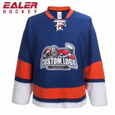 China Quick Dry Wholesale Blank Hockey Jersey Ice Practice Hockey Training Jersey In Stock for sale