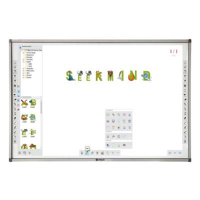 China School Teaching 83 Inch Infrared Interactive Smart Board For School Teaching for sale