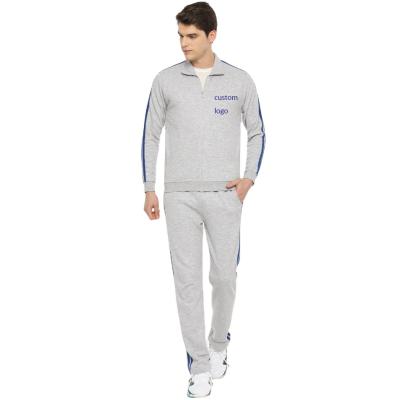 China Manufacturer Breathable Heather Tracksuit Half Zipper Custom Logo Mens Breathable Sweatsuit Sets from China for sale