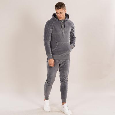 China 2021 new men's casual loose simple stylish sweatsuit new men's velor sweatsuits custom breathable sweatsuits velor loose casual for sale