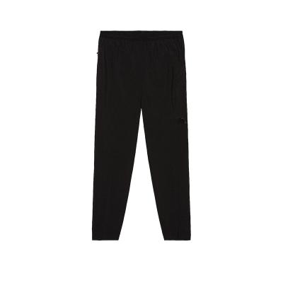 China china factory ODM&OEM Custom Logo Men's Black Elastic Waistband Anti-Wrinkle Anti-Wrinkle With Internal Drawstring Long Pants Drag Jogger Pants Active Running for sale