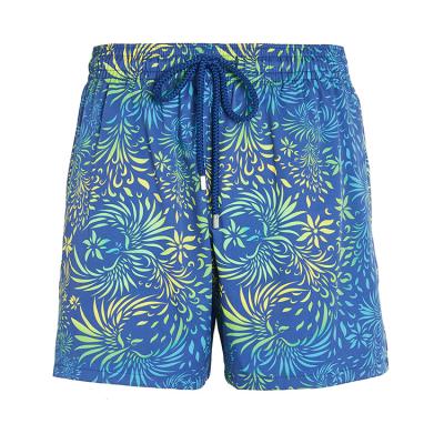 China Custom Anti Wrinkle Anti-Wrinkle Labels Verified Supplier High Quality Mens Casual Shorts With Drawstring 100% Polyester All Over Print Swim Shorts for sale