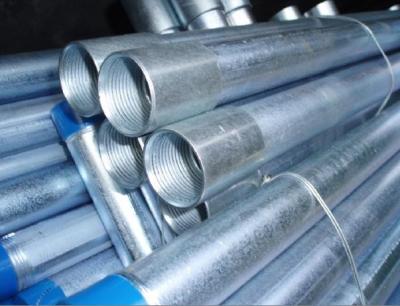 China ERW Galvanized Threaded Pipes for Frames for sale