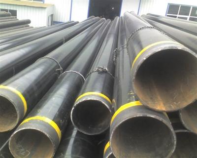 China Spiral welded steel pipes X56 grade with 3PE coating for sale