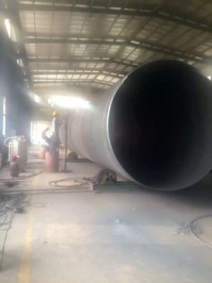 China S355 Spiral welded piling pipes with anti-rust coating for sale