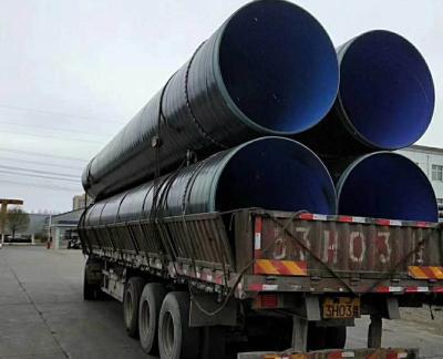 China ASTM A252 GR2 lsaw welded pile pipes with anti-rust paintings for sale