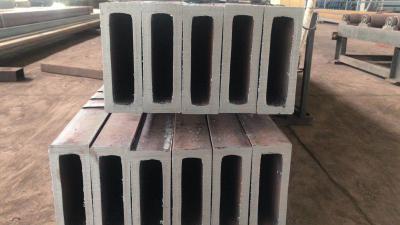 China S275JRH structural square steel sections with right angles used in glass curtain wall for sale