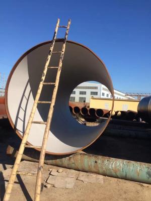 China EN10219 S275 spiral steel pipes for fluids transportation for sale