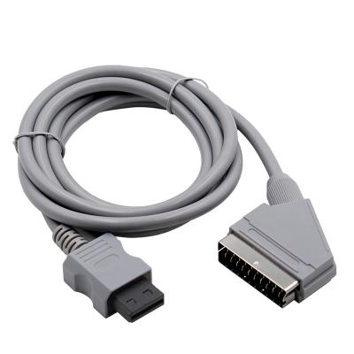 China Connect TV Scart Plug Bitfunx Best Quality Game Console Retro TV Console For Wii NTSC Version SCART Cable for sale