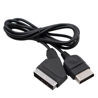 China Connect Console to TV Scart Plug Bitfunx High Definition OSSC TV SCART Cable for XBOX for sale