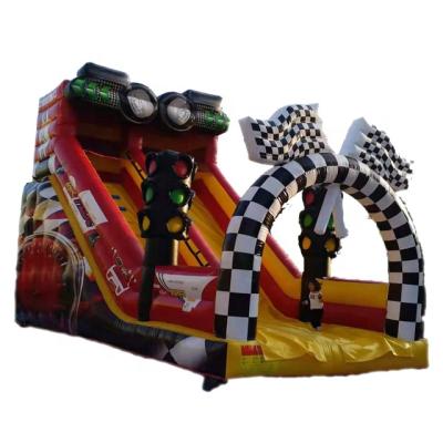 China Nice Printing +Outdoor Indoor Entertainment Outdoor Air Inflatable Slide For Sale for sale