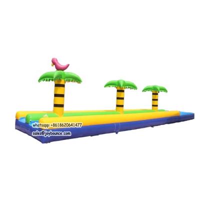 China +Outdoor Indoor Entertainment Commercial Inflatable Water Slide For Adults New Inflatable Slide Jungle Inflatable Slide And Slide With Pool for sale